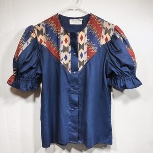 Vintage Kate Schorer Original Blouse M